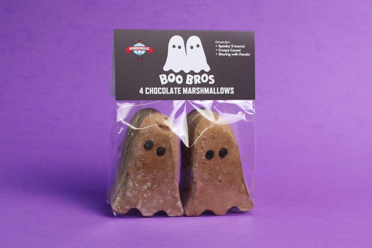 boo bros chocolate marshmallows 4-pack front