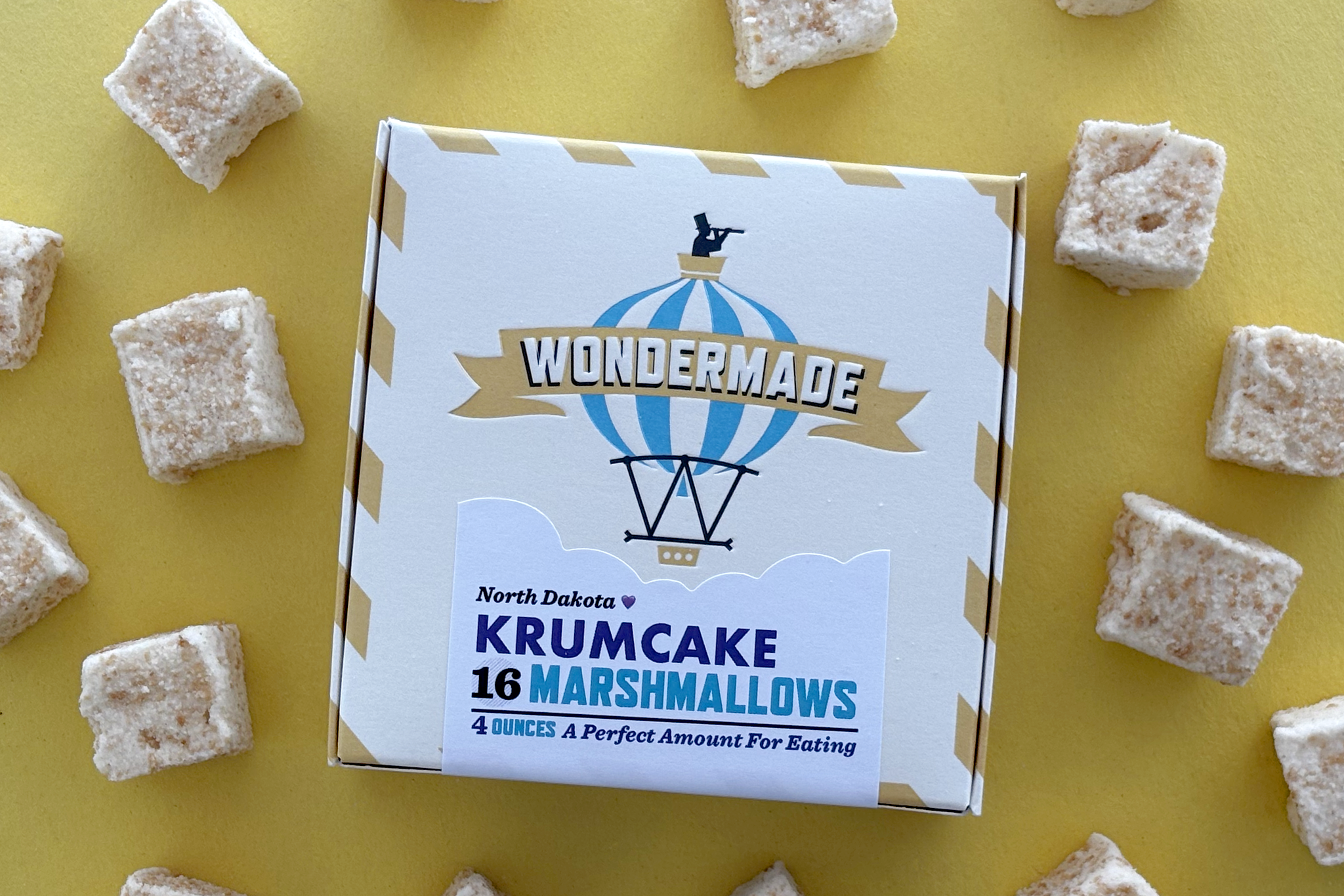 North Dakota Krum Cake Marshmallows